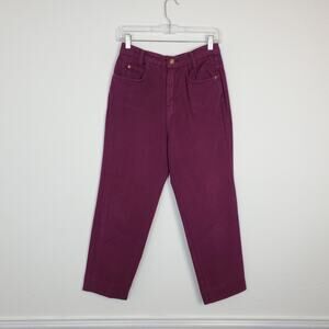 Vintage Denim Mom Jeans Michael G High Waisted Tapered Leg Boho Size 16